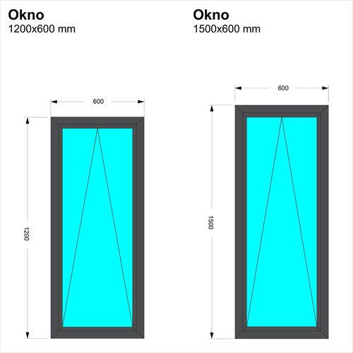 Okna 600x1200-1500 A
