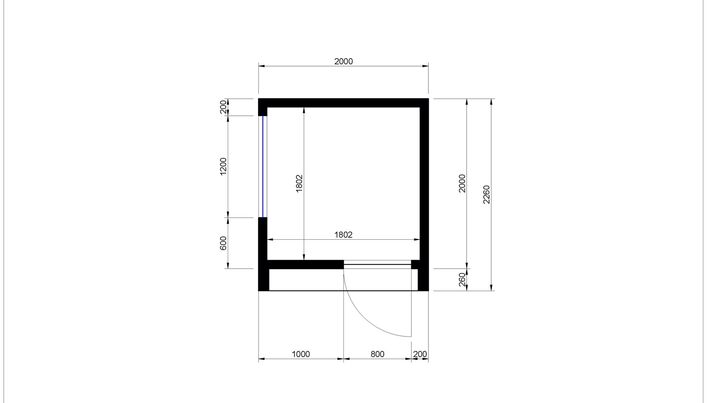 PORTAL 2 x 2 m 
