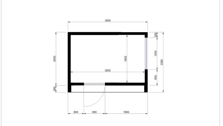 PORTAL 2 x 3 m