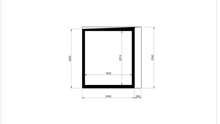 TECHO 2 x 2 m 