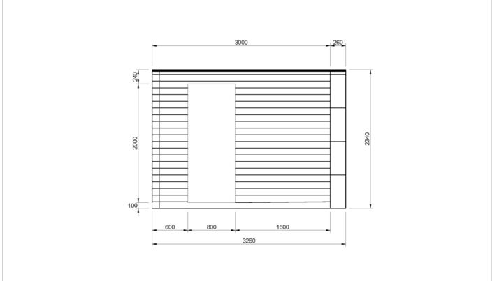 TECHO 2 x 3 m