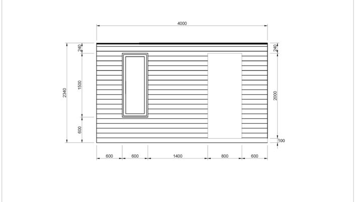 KUBIX 2,5 x 4 m