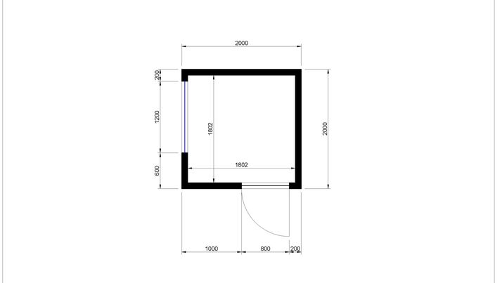 KUBIX 2 x 2 m