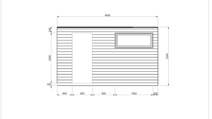 KUBIX 2 x 4 m