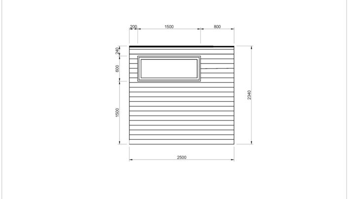 KUBIX 2,5 x 5 m