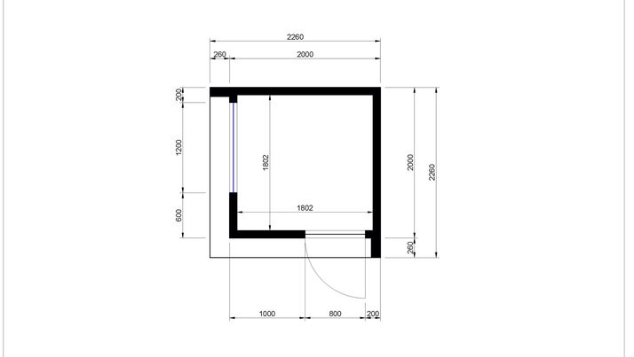 TECHO 2 x 2 m 