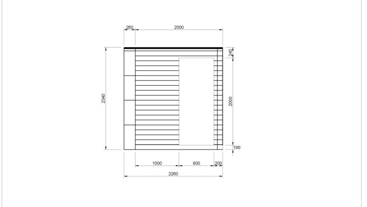 TECHO 2 x 2 m 