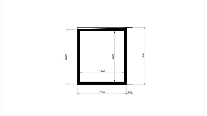 TECHO 2 x 3 m