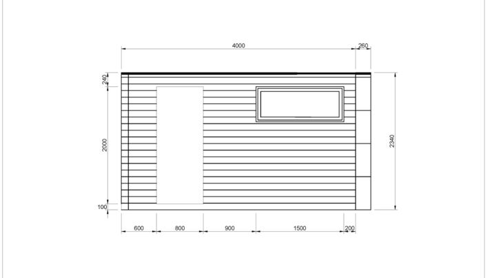 TECHO 2 x 4 m