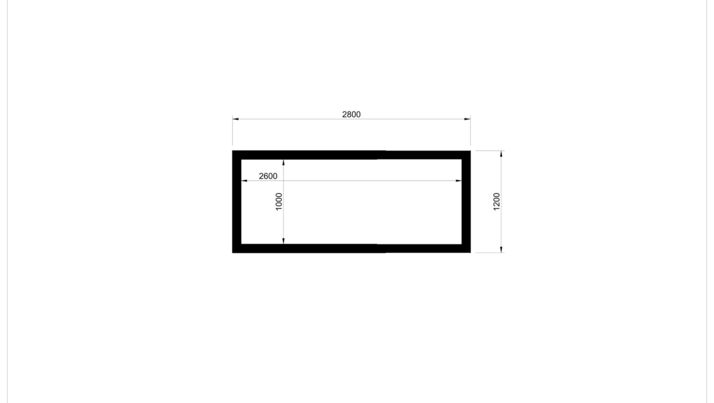 MAX RHOMBUS 1,20 x 2,80 m